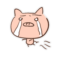 pig with FRIENDS sticker #14669569