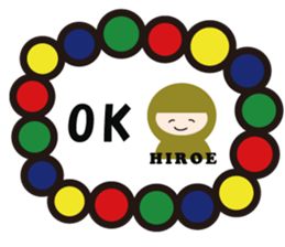 NAME NINJA "HIROE" sticker #14670961