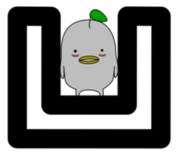 odd bird14 sticker #14671028