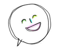 Ballon of smile face sticker #14671272