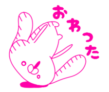 HIKAUSA rabbit sticker 3 sticker #14671533