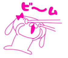 HIKAUSA rabbit sticker 3 sticker #14671535