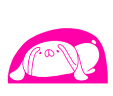 HIKAUSA rabbit sticker 3 sticker #14671539