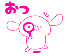 HIKAUSA rabbit sticker 3 sticker #14671545