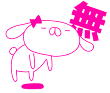 HIKAUSA rabbit sticker 3 sticker #14671551