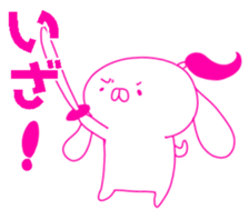 HIKAUSA rabbit sticker 3 sticker #14671552