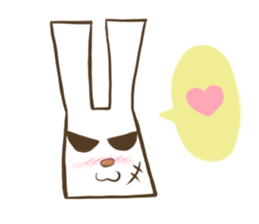 Hello!I am an ugly rabbit, but I am kind sticker #14672254