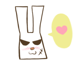 Hello!I am an ugly rabbit, but I am kind sticker #14672254