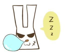Hello!I am an ugly rabbit, but I am kind sticker #14672256