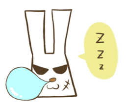 Hello!I am an ugly rabbit, but I am kind sticker #14672256