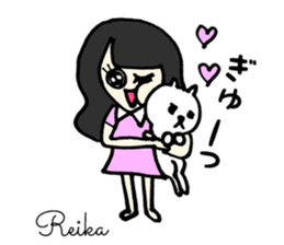 Reika name sticker sticker #14672558