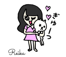 Reika name sticker sticker #14672558