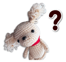 Dog including the knitting sticker #14672886