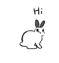 Schinako's Happy Bunnies vol.2 English sticker #14673065
