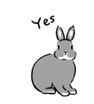 Schinako's Happy Bunnies vol.2 English sticker #14673067