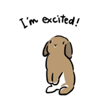 Schinako's Happy Bunnies vol.2 English sticker #14673071