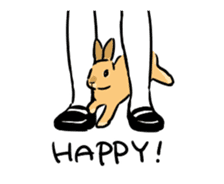Schinako's Happy Bunnies vol.2 English sticker #14673073