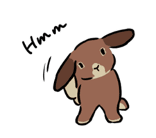 Schinako's Happy Bunnies vol.2 English sticker #14673074
