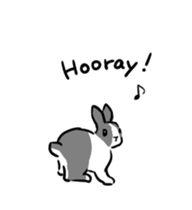 Schinako's Happy Bunnies vol.2 English sticker #14673075