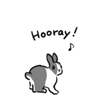Schinako's Happy Bunnies vol.2 English sticker #14673075