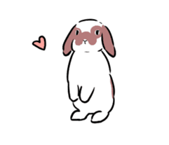 Schinako's Happy Bunnies vol.2 English sticker #14673077