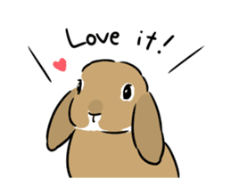 Schinako's Happy Bunnies vol.2 English sticker #14673078