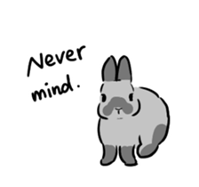 Schinako's Happy Bunnies vol.2 English sticker #14673079