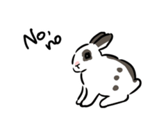 Schinako's Happy Bunnies vol.2 English sticker #14673080