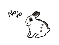 Schinako's Happy Bunnies vol.2 English sticker #14673080