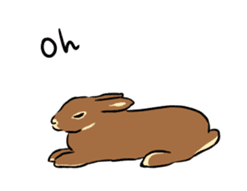Schinako's Happy Bunnies vol.2 English sticker #14673081