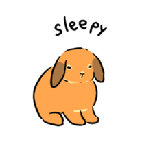 Schinako's Happy Bunnies vol.2 English sticker #14673082