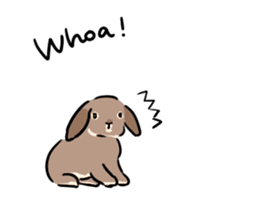 Schinako's Happy Bunnies vol.2 English sticker #14673084