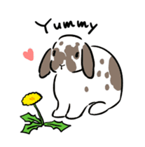 Schinako's Happy Bunnies vol.2 English sticker #14673085