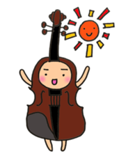 Violin Sticker sticker #14673854