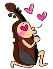Violin Sticker sticker #14673860