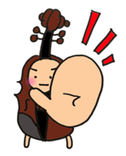 Violin Sticker sticker #14673880