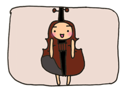 Violin Sticker sticker #14673884