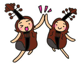 Violin Sticker sticker #14673888