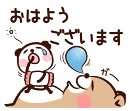Panda " Panta" and Mr.Kumagai part2 sticker #14674318