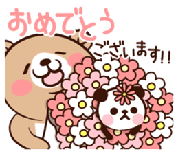 Panda " Panta" and Mr.Kumagai part2 sticker #14674329