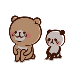 Panda " Panta" and Mr.Kumagai part2 sticker #14674334