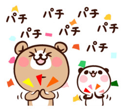 Panda " Panta" and Mr.Kumagai part2 sticker #14674344