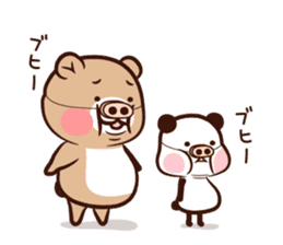 Panda " Panta" and Mr.Kumagai part2 sticker #14674348
