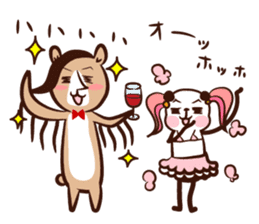 Panda " Panta" and Mr.Kumagai part2 sticker #14674356