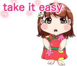 Lovely Loose Fuw Baby Chinese Clothing. sticker #14674561