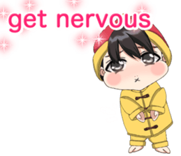 Lovely Loose Fuw Baby Chinese Clothing. sticker #14674586