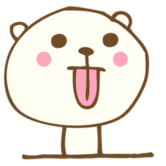 Tiny teddy bea Sticker