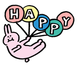 Happy days of Usaboo chan sticker #14677438