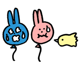 Happy days of Usaboo chan sticker #14677458