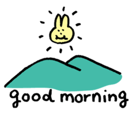 Happy days of Usaboo chan sticker #14677461